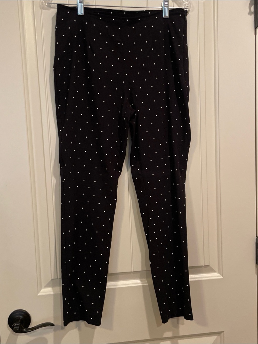 a new day Black Polka Dot Ponte Leggings